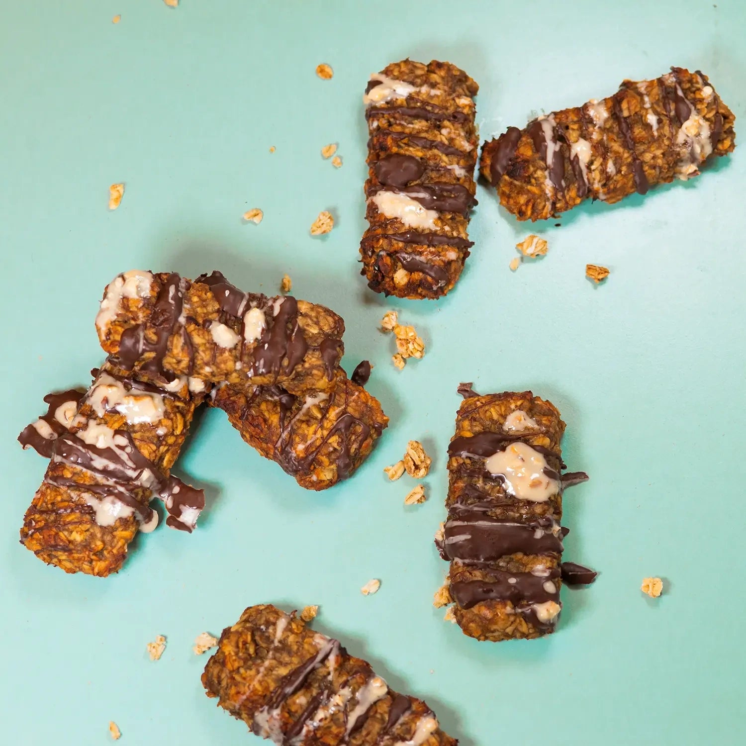 Sweet - Müsli-Erdnussbutter-Schoko Riegel