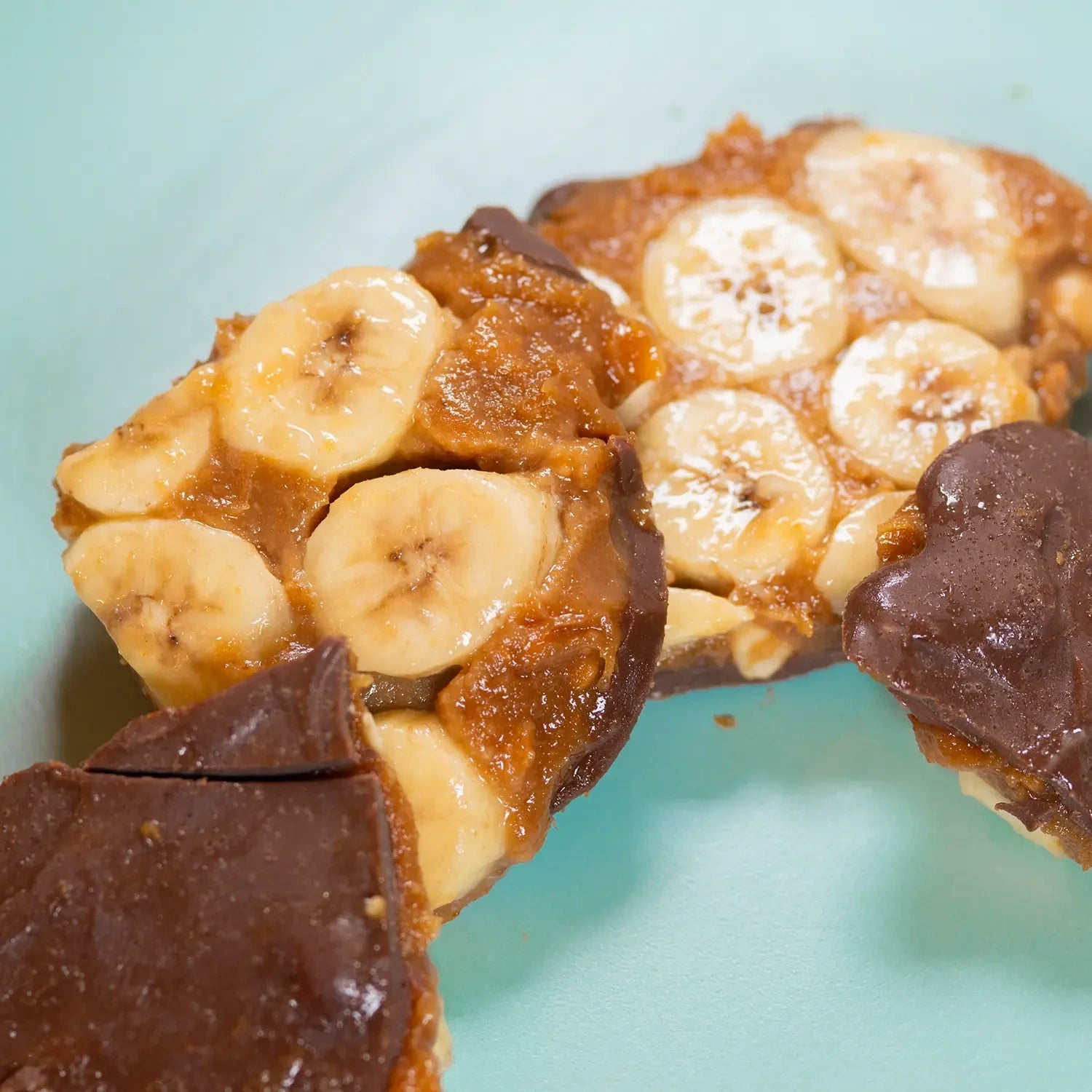 Sweet - Schokolade-Banane-Erdnussbutter Riegel