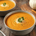 Suppe - würzige Kürbis-Kokos-Suppe vegan