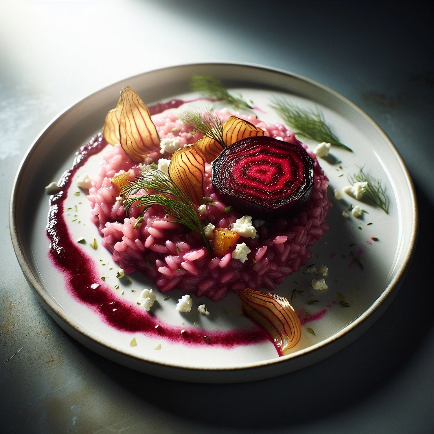 Buffet - Gerstoni - Rote - Beete - Risotto mit Parmesan und Rucola x 12 Portionen