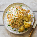 Buffet - gerösteter Blumenkohl in Mandelkruste mit Safran- und Kapernbutter x 12 Portionen