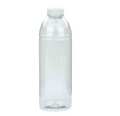 500ml PET Flasche transparent mit wiederverschliessbarem Deckel