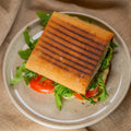 Panini Focaccia, Salat Pastrami, Salat, Mayo