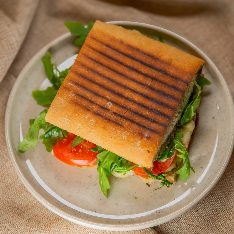 Panini Focaccia, Salat Pastrami, Salat, Mayo