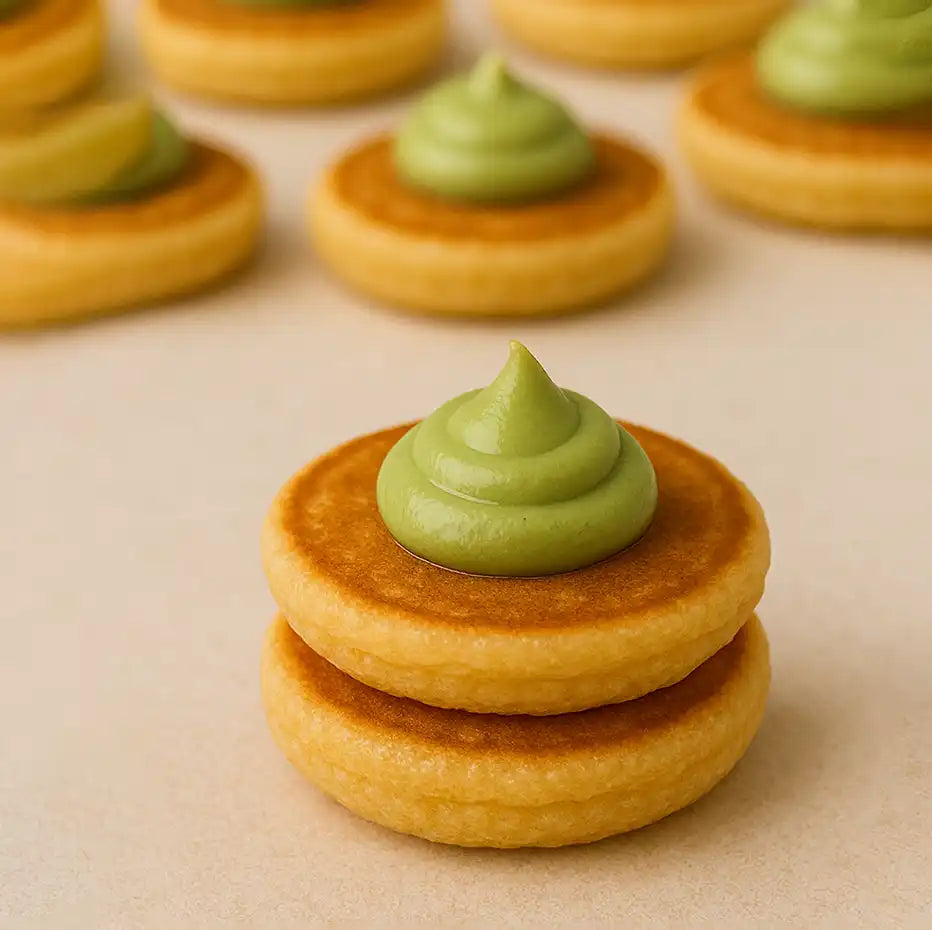 Box / mini Pancake mit Pistazie 20Stk