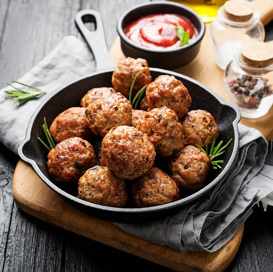 Fingerfood Abondiga Bällchen / Frikadellen. 20 Portionen