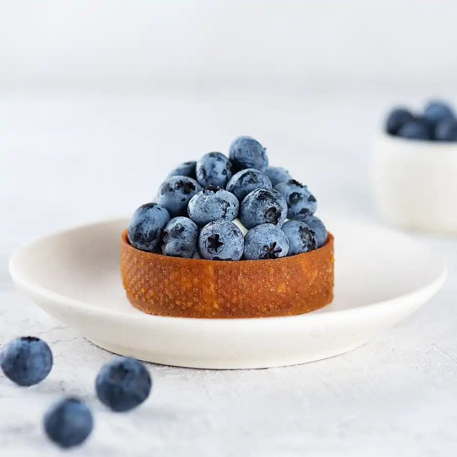 Sweet - Tartlet mit süßer Füllung und Blaubeeren