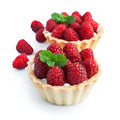 Sweet - Tartlet mit süßer Füllung und Himbeeren