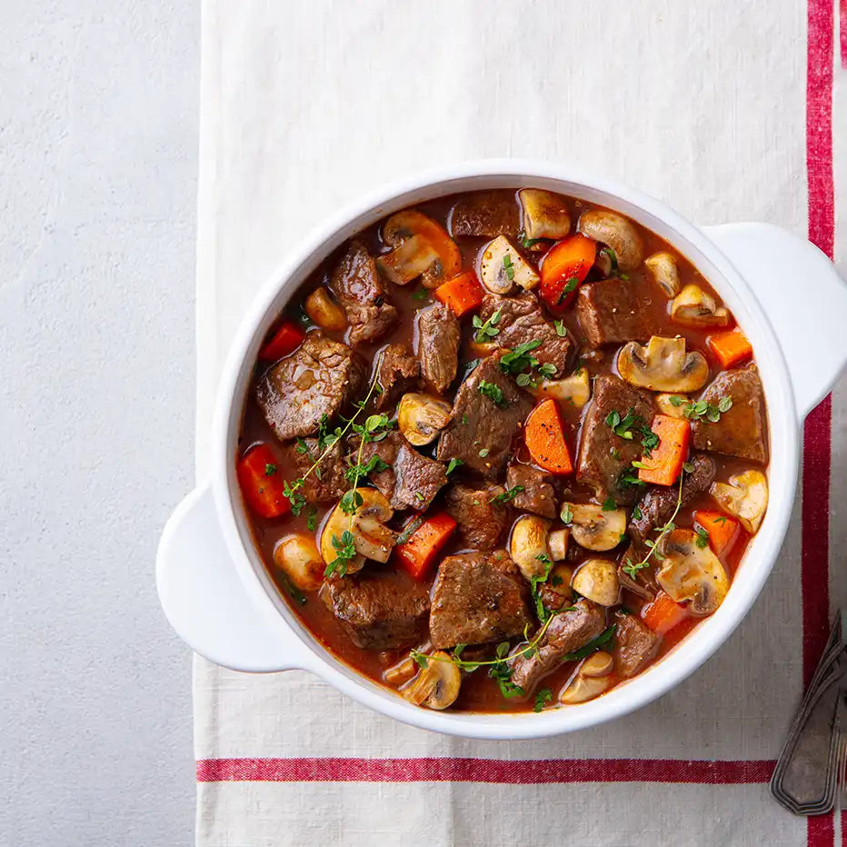 Buffet - Pilzragout mit Rindfleisch x 12 Portionen