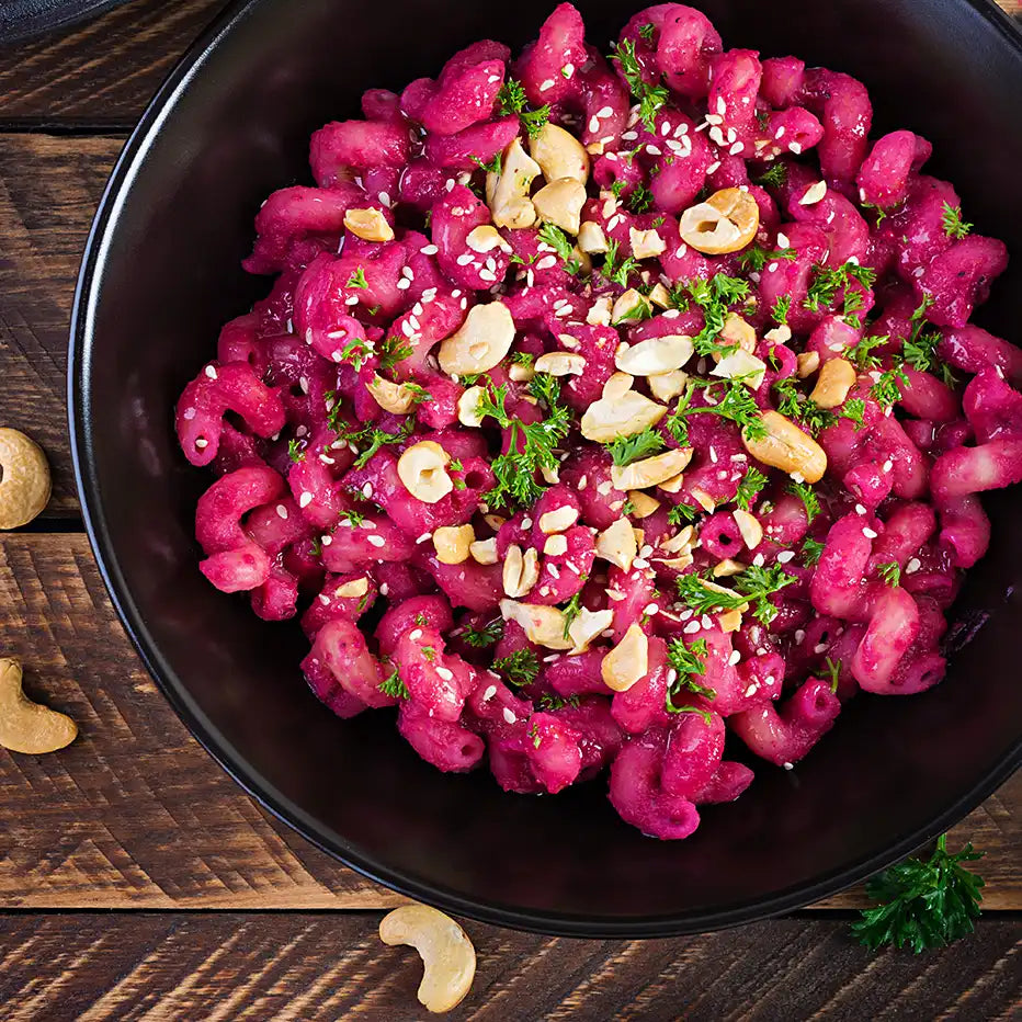 Buffet - Fussili  mit Rote-Bete-Cashew-Creme & Apfel x 12 Portionen