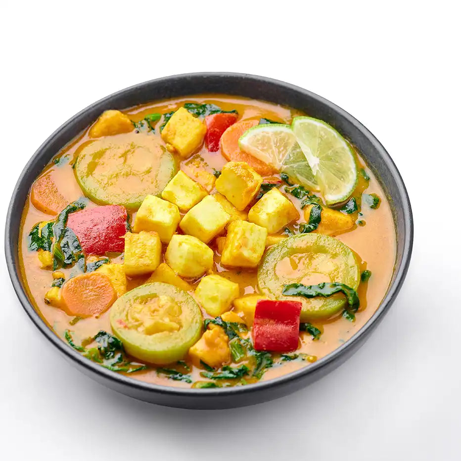 Buffet - Gelbes Thai Curry mit Kartoffel, Paprika, Erbsen,  Bohnen x 12 Portionen
