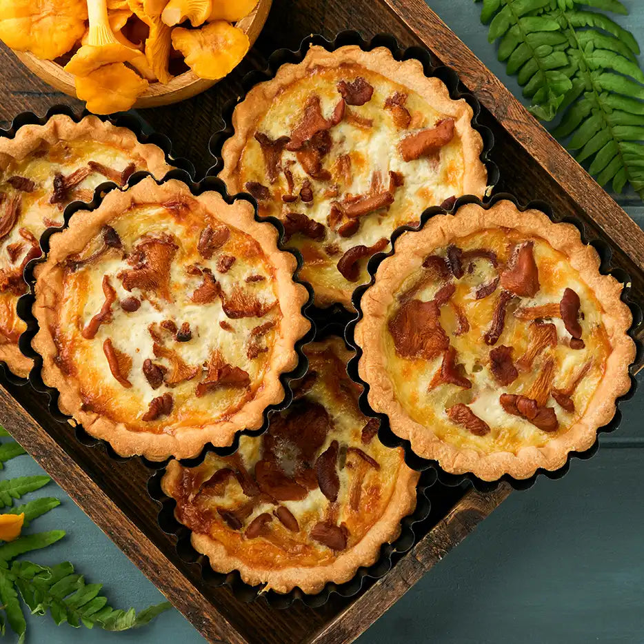 Tartlet Ziegenkäse mit karamellisierten Zwiebeln 12 Stück