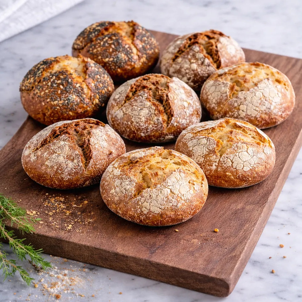 Platten / Brotkorb - Mini Brötchen