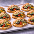 mini Croissant Gegrilltes Gemüse und Humus 12Stk.