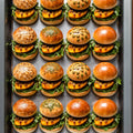 Mini Burger mit Kürbis
