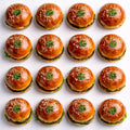 Mini Burger mit pulled Chicken