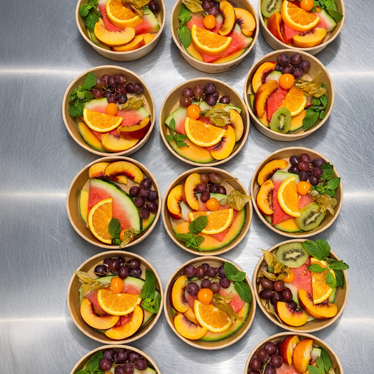 Obst graze cup. 20 Portionen