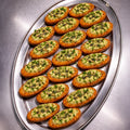 Kartoffelrösti - mit Avocado und Sprossen befühltes Kartoffelschiffchen 20 Stück