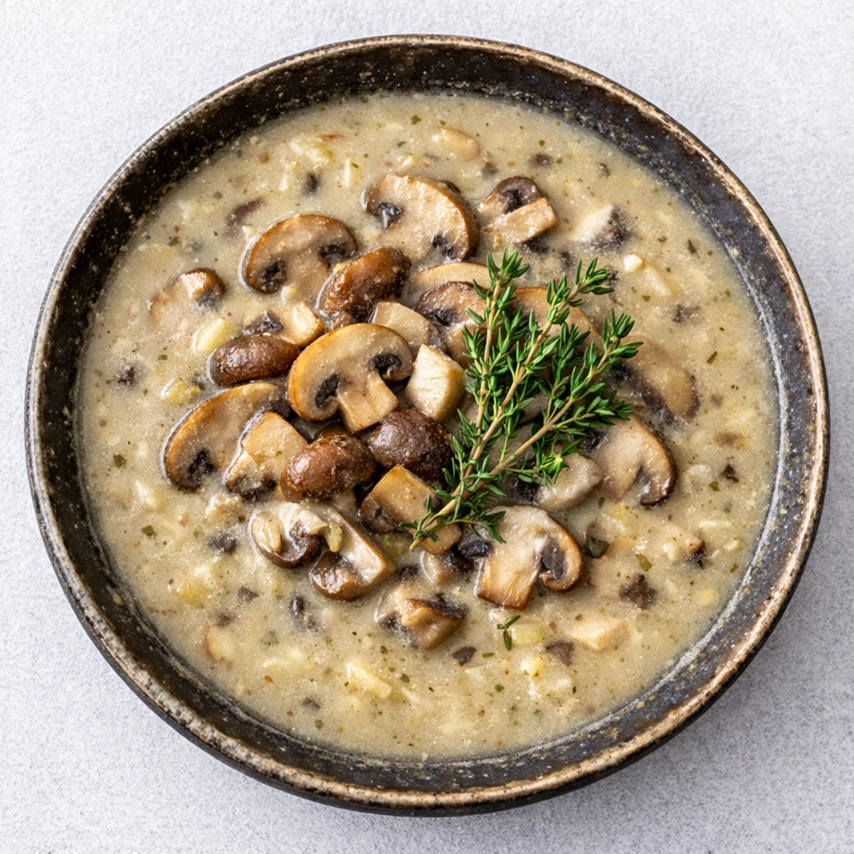 Suppe - Pilz-Suppe mit Thymian