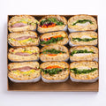 Mixed Box / Bagel Platte / vegan und vegetarisch / 12stk